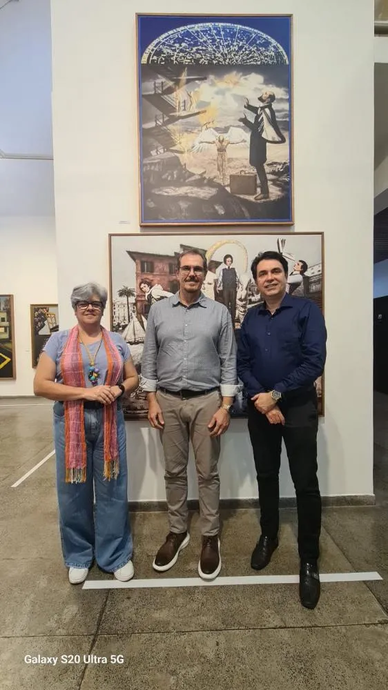 Na foto: Ana Barbosa, Rinaldo Carvalho e Cristiano Carrilho