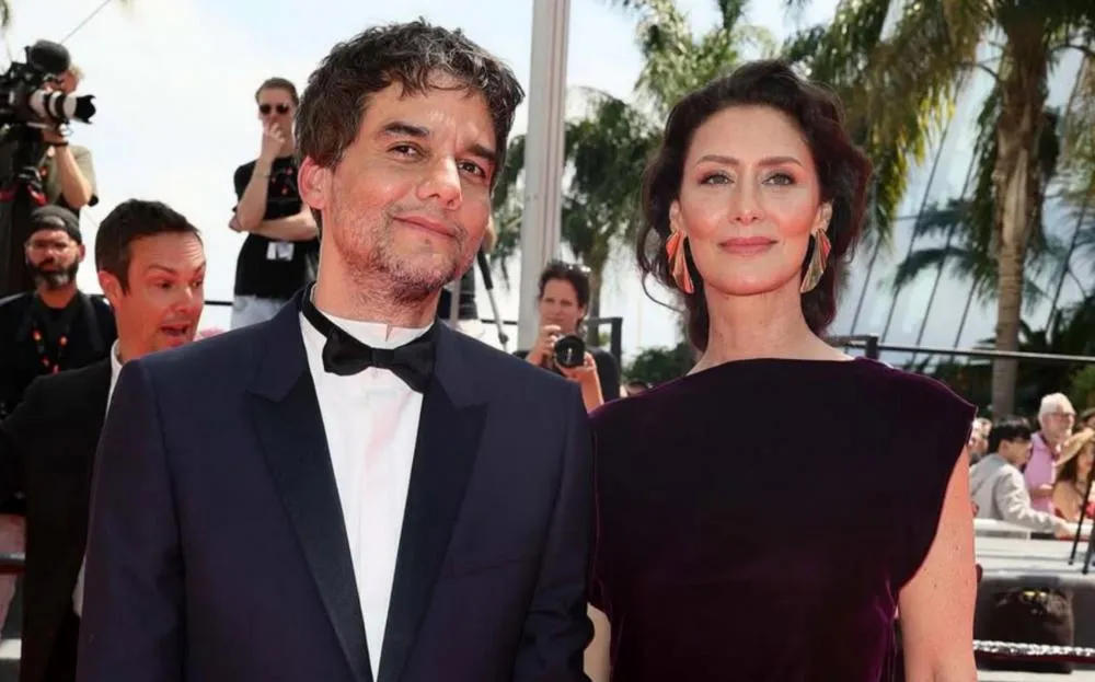 Foto: Wagner Moura e Maria Fernanda Cândido no tapete vermelho - Reprodução Instagram Carasl