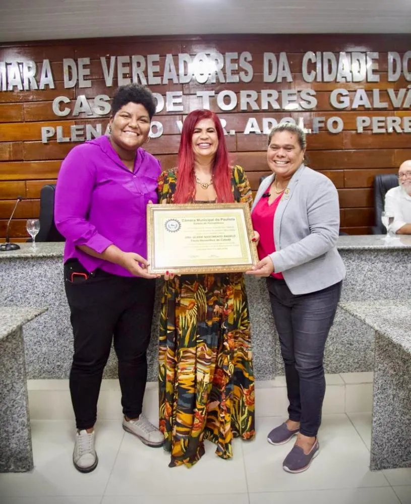 Foto: Americo Santos - Na foto, Flávia Hellen, Delegada Gleide e vereadora Susy Racinha.