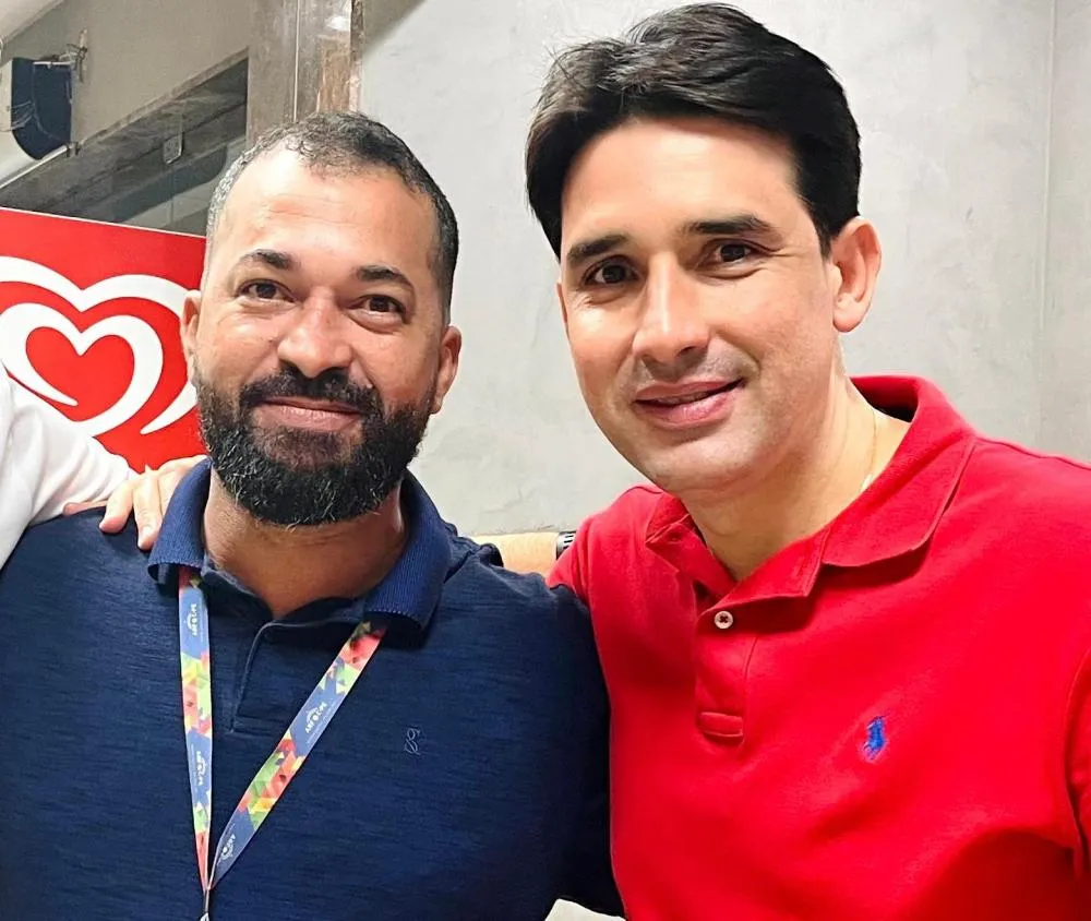 Foto: Wesley D'Almeida e o Ministro Silvio Costa Filho - créditos: Divulgação 