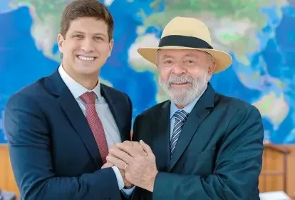 O presidente Lula e o prefeito do Recife João Campos - Foto Ricardo stuckert/reprodução
