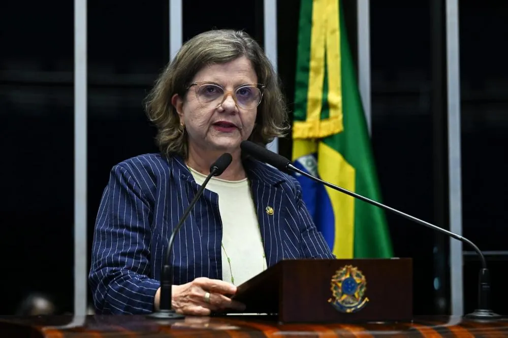 Senadora Teresa Leitão na Tribuna do Senado - Foto: Jefferson Rudy/Agência Senado