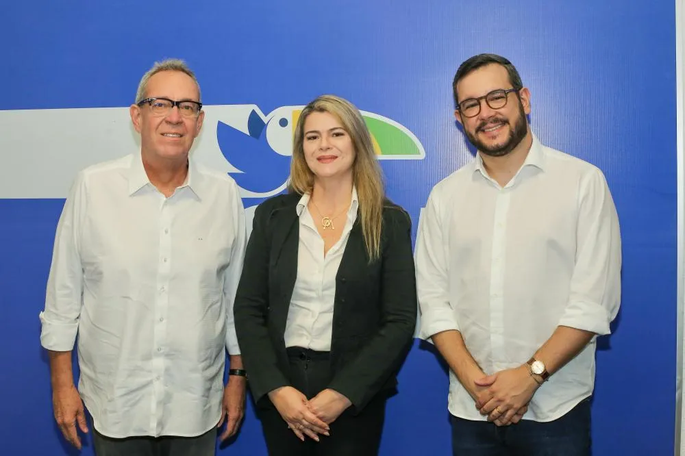 O deputado Álvaro Porto, Cristiane Moneta e Gabriel Porto -Foto: Alexandre Aroeira