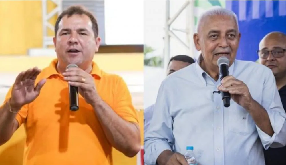 Fotos de Júnior Matuto e o prefeito Ramos - reprodução Instagram 