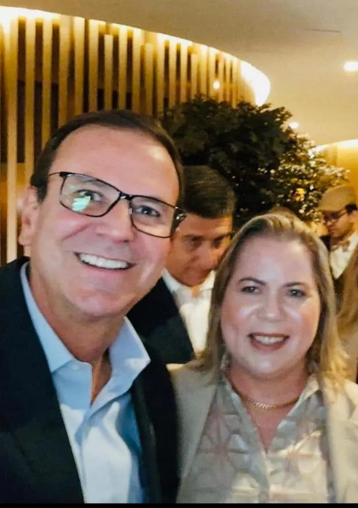 Socorro Sobral e o prefeito do Rio de Janeiro, Eduardo Paes - Foto: Divulgação 