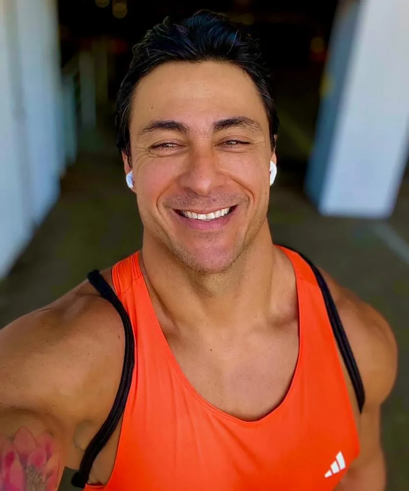Foto : Jadson, dias antes de sofrer o infarto - Divulgação 
