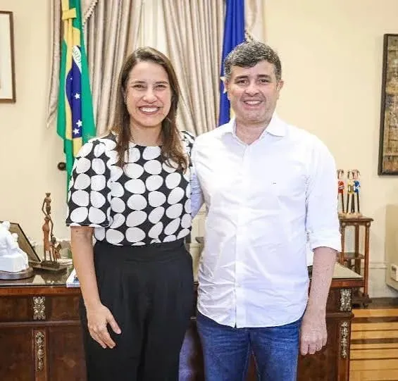 Governadora Raquel Lyra e Eduardo da Fonte - créditos: reprodução 