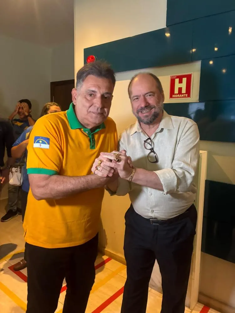 Paulo Sales e o deputado federal Coronel Meira - créditos: Divulgação 